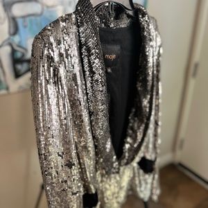 MAJE - Stunning HANDMADE Designer Sequins Jacket